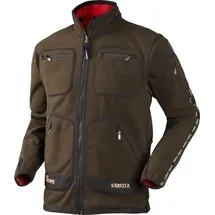 Härkila Kamko Wende-Fleecejacke braun/rot 2