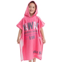 HOMELEVEL Surf und Badeponcho für Kinder - Poncho Handtuch - Badeponcho - Bademantel für Kinder von 4-7 Jahren - Kinder Handtücher - 4-7 Jahre