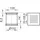 Dallmer Aufsatz Quadra, S 10/ 120 510365