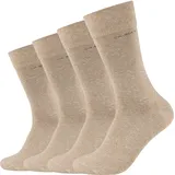 CAMANO Sneakersocken 4er Pack Beige 35-38