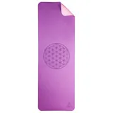 Berk Yogamatte TPE ecofriendly dunkellila/zartlila