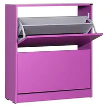 Adore Furniture Schuhschrank 26 x 84 x 73 cm lila