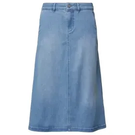 Comma, Comma Midirock aus elastischem Denim