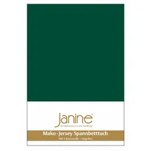 JANINE Spannbettlaken Mako-Jersey 140-160 x 200 cm grün