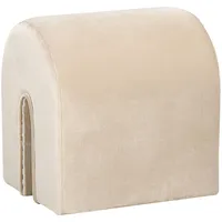 Beliani Pouf beige 35 cm 42 x 42 MODOC