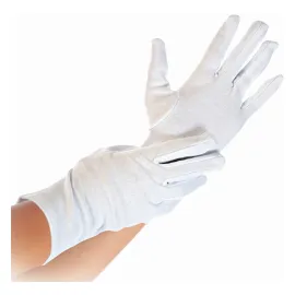 Franz Mensch Blanc Baumwollhandschuhe weiß Größe L, 12 Paar
