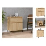 vidaXL Sideboard Sonoma-Eiche 60x35x70 cm Holzwerkstoff