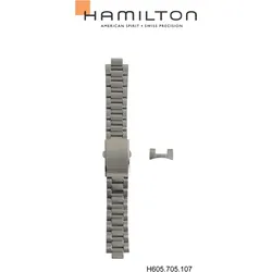 Hamilton - Khaki Field Auto Band-set Edelstahl H695.705.107 - silber