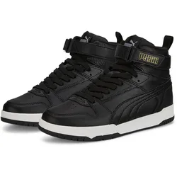 PUMA RBD Game Mid-Top Sneaker Kinder PUMA black/PUMA black/PUMA team gold 37