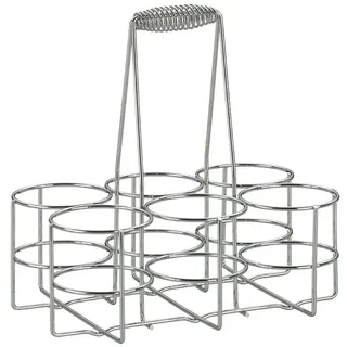 Kela Flaschenträger Loop Metall silber glänzend