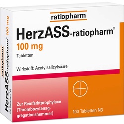 HERZASS-ratiopharm 100 mg Tabletten 100 St