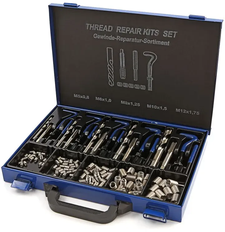 HBM M 5 - M 12 Gewinde-Reparatursatz mit langen D2-Gewindebuchsen