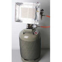 11 kg Gasflasche + 4,2 kW Heizstrahler + Flaschenschlüssel