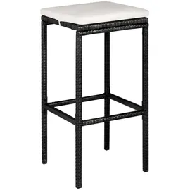 vidaXL Gartenbar Set 5-tlg. Schwarz