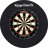 Kings Dart Dart-Set Profi Professional (Metallring), Schwarz