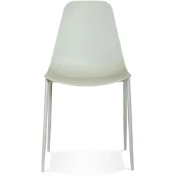 Kadima Design Objektstuhl türkis für Gewerbe  Professionelle Metall-PP Qualität  Ideal für Hotellerie  UV-fest, 48cm Sitzbreite  Vixal