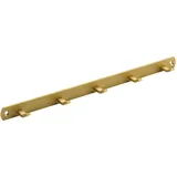Hettich Garderobenleiste 5 Haken 34,0 x 2,0 x 3,0 cm Gold
