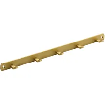Hettich Garderobenleiste 5 Haken 34,0 x 2,0 x 3,0 cm Gold