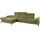 sit&more Ecksofa SIT & MORE "Brisbane L-Form", grün (olive), B:319cm T:181cm, Soft clean (98% Polyester, 2% Polyamid), Sofas, Ecksofa, Fußhöhe 15 cm, inklusive Sitztiefen-, Armteil- und Kopfteilverstellung