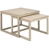 Actona Couchtische 2er-Set CORNUS - braun