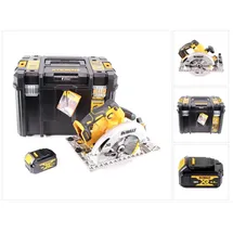 DeWalt DCS 572 NT Akku-Handkreissäge 18V 184 x 16 mm + 1x Akku 4,0Ah + T-STAK - ohne Ladegerät