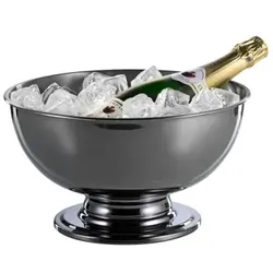 Caterado Champagner-Kühler PORTLAND, Edelstahl mit schwarzer  PVD-Beschichtung