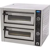 MAXIMA Pizzaofen - geeignet für 4 Pizzen Ø30cm - 2 Kammern