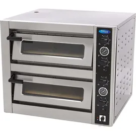 MAXIMA Pizzaofen - geeignet für 4 Pizzen Ø30cm - 2 Kammern