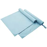 vidaXL Sporthandtuch 90 x 180 cm blau 2 St.
