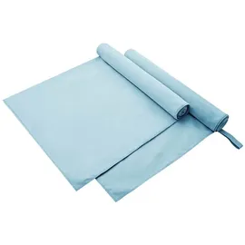 vidaXL Sporthandtuch 90 x 180 cm blau 2 St.