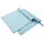 vidaXL Sporthandtuch 90 x 180 cm blau 2 St.