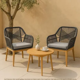MCW Gartenstuhl H56b Grau, hellgrau