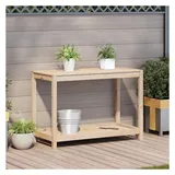 vidaXL Pflanztisch mit Ablage 108 x 50 x 75 cm Holz