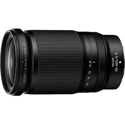 NIKON NIKKOR Z 28 mm - 400 Bei mm: f./4.0 bis f./22 Bei f./8.0 f./45 ED, ASPH (Reisezoom Objektiv für Nikon Z-Mount, Schwarz)