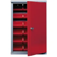 KÜPPER Hängeschrank Stahlblech 40 x 60 x 19 cm rot/silber