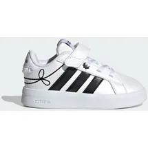 adidas Grand Court 3.0 Kinder Cloud White/Core Black/Hi-Res Yellow 23