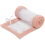 babybay Nestchen Mesh-Waffelpiqué passend für Modell Maxi, Boxspring, Comfort und Comfort Plus, apricot rosé
