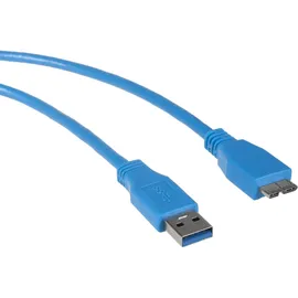 Maclean Brackets Maclean MCTV-586 Verbindungskabel USB 3.0 Kabel Typ-A Stecker auf Typ B Micro-USB-Stecker (AM-microBM 0,5m)