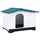 vidaXL Hundehütte 90,5 x 68 x 66 cm Polypropylen Blau