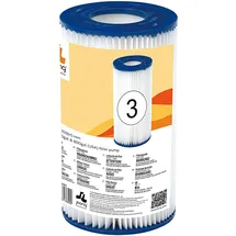 Jilong Kartuschenfilter Transparent 106x203 mm