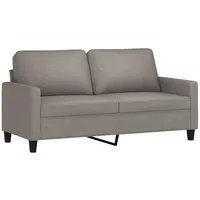 VidaXL 2-Sitzer-Sofa Taupe 140 cm Stoff