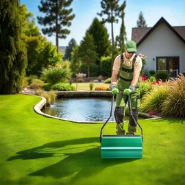Tectake Gartenwalze 60 cm