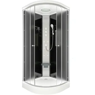 SeniorBad AcquaVapore Duschkabine Fertigdusche Dusche Komplettkabine D10-03M1 80x80 cm ohne 2K Scheiben Versiegelung