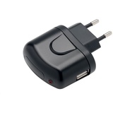 Slabo USB Ladeadapter Adapter für BQ Aquaris A4.5 / E5 / V / X5 / X5 Plus "Ultra Slim" - SCHWARZ