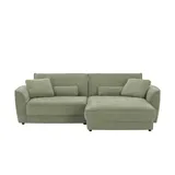 Lounge Collection Eckcouch Flachgewebe 2-Sitzer Grün