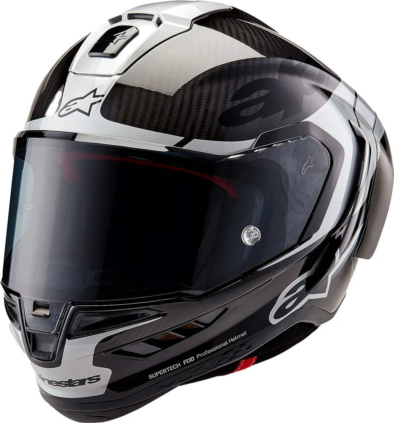 Alpinestars Supertech S-R10 Element, casque intégral - Noir/Argent - S