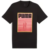 Puma Graphics Volley T-Shirt Herren PUMA Black SCHWARZ S