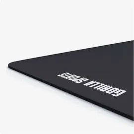 Gorilla Sports GORILLA SPORTS® Yogamatte - 190x100x1,5 cm, mit Tragegurt, - Rutschfest, Schwarz - Gymnastikmatte, Fitnessmatte, Sportmatte, Trainingsmatte, Übun... - Schwarz