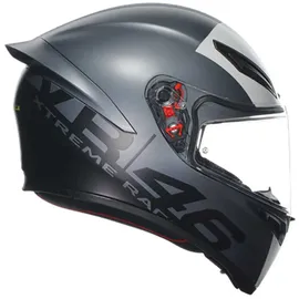 AGV K1 S Limit 46 Integralhelm - Matt Grau/Weiß/Schwarz / L