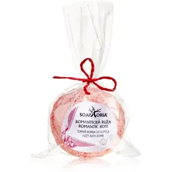 Soaphoria Romantic Rose Fizzy Bath Bomb Antistress-Badebombe mit regenerierender Wirkung 85 g